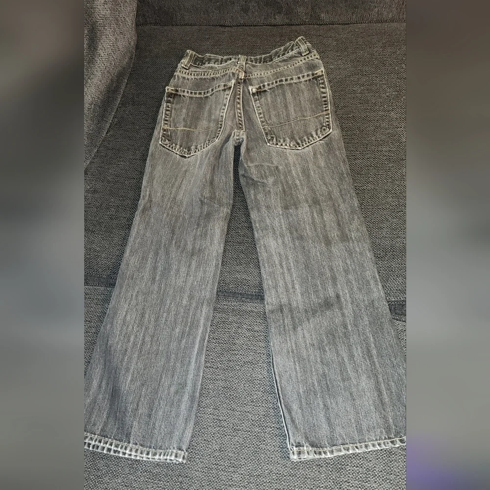 Boys 12 slim Old Navy Faded Black Bootcut Jeans